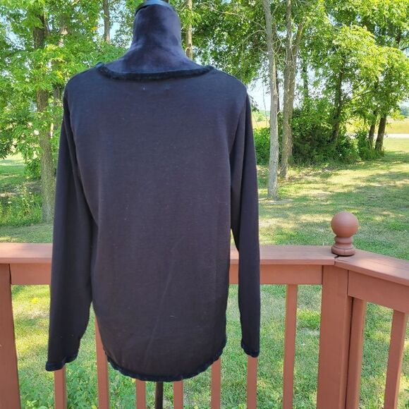 Holiday Sequin Dog Sweater – Quacker Factory Style (No Tags, See Measurements) - Picture 5 of 14